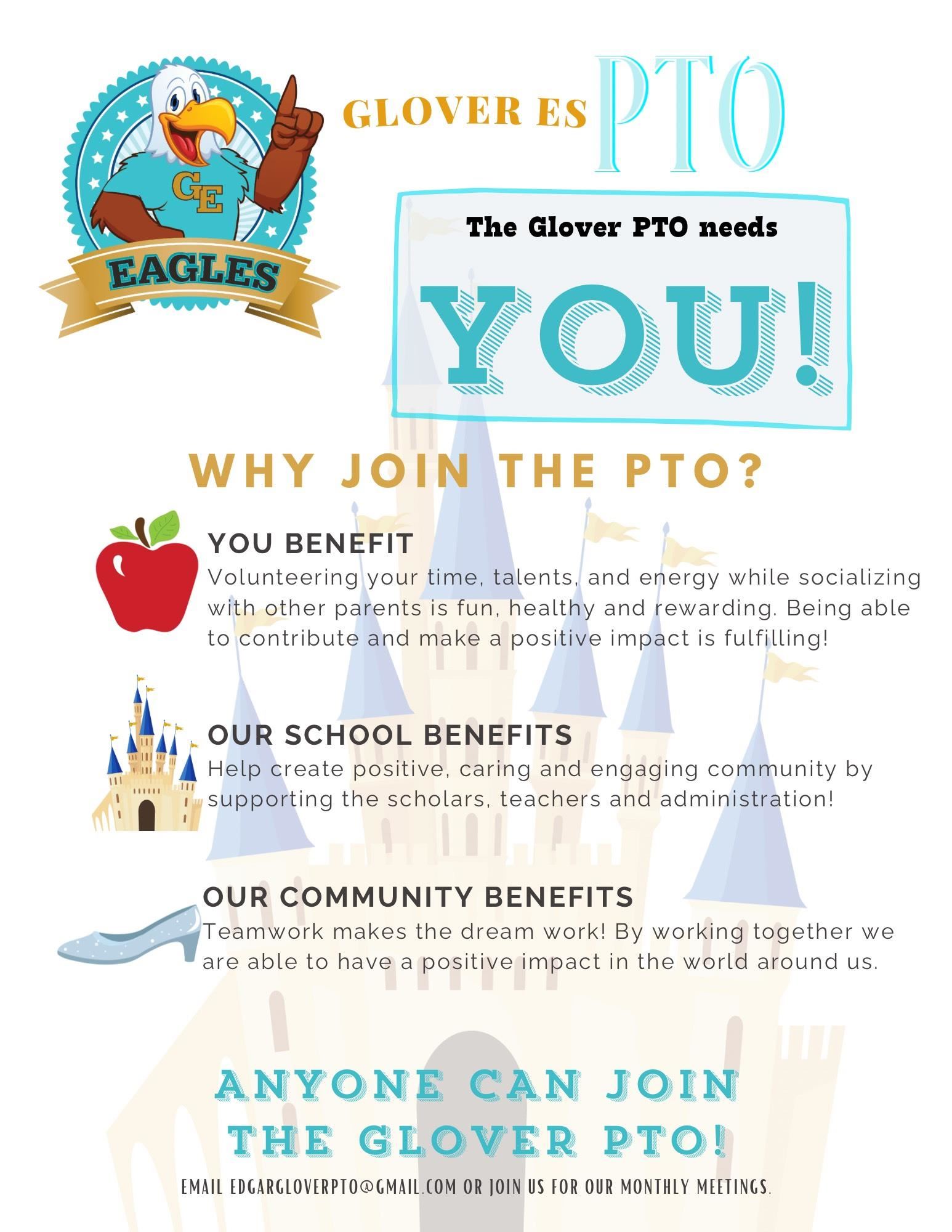 Glover ES PTO - Why join the PTO?